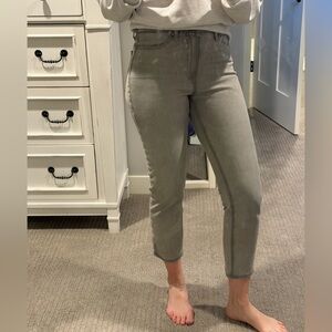 Banana Republic Light Gray High Rise Jeans